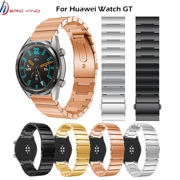 

Hero Iand High quality Stainless Steel Watchband Quick Release for Huawei Watch GT Replacement Band Wrist Strap Metal Bracelet