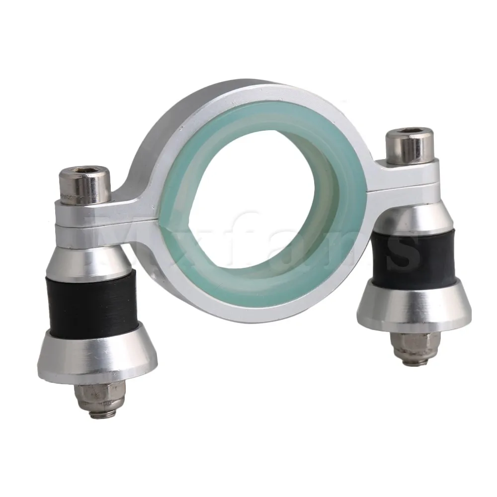 Mxfans 38mm Dia Aluminum Alloy Exhaust Mounting Bracket with Rubber