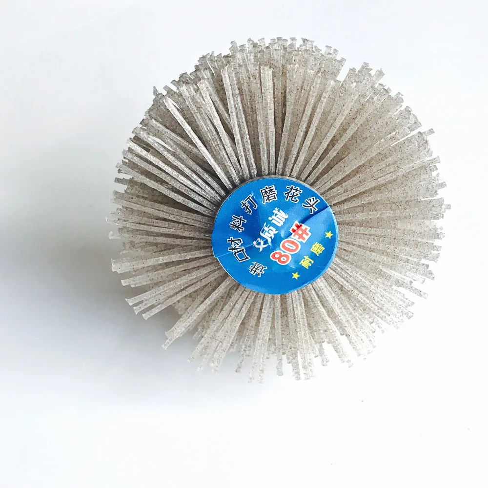 1 шт. 80# DuPont нейлон Сделано шлифовальная насадка для полировки колеса для дерева корень резьба padauk мебель грубая шлифовка