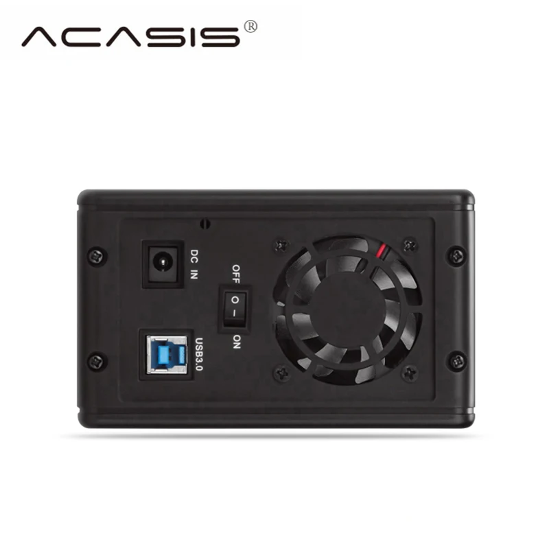 Acasis HDD док-станция Двойной внешний жесткий диск коробка SATA USB 3,0 алюминиевый 3,5 'чехол для Hdd корпус для ноутбука Caddy Box HD Extemo