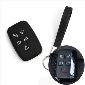

Keyless Entry Remote Key Cover Fob Skin Case Car Key Cover with Key Ring for Land Rover Rang Rover Discovery Evoque FreeLander