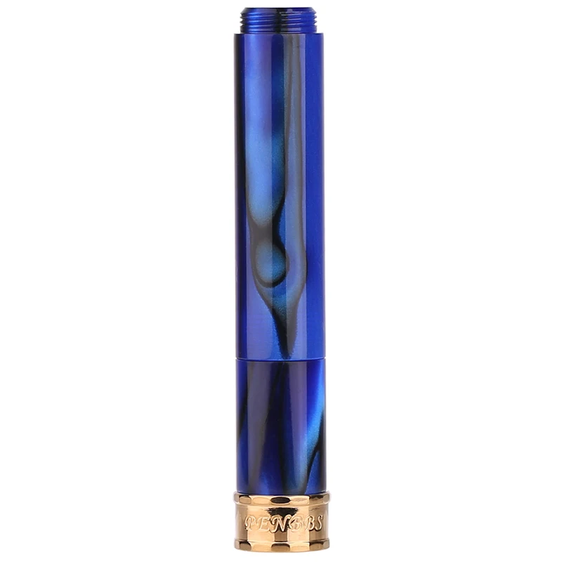 26GM-Galaxy Moonman Penbbs 471 мини-капельница авторучка Смола целлюлоид с золотым/серебряным кольцом F/M короткий карман модный писательский подарок - Цвет: 26GM-Galaxy