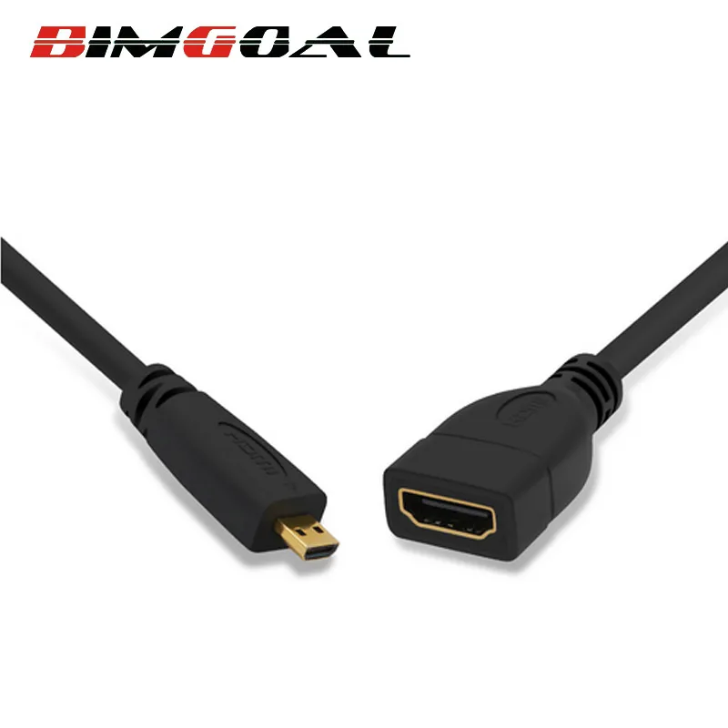 BIMGOAL Micro HDMI штекер HDMI D Тип Женский адаптер кабель конвертер 1080 P