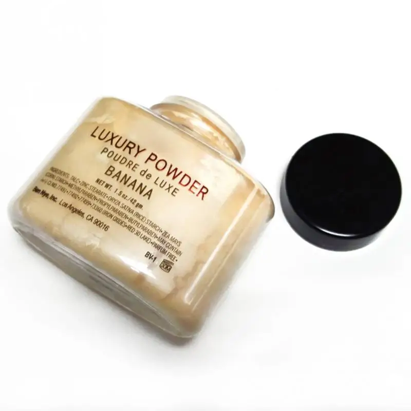 

Natural Makeup Loose Powder Oil Control Cosmetics Concealer Brighten Luxury Face Powder Woman Girl Beauty Natural Make up #507