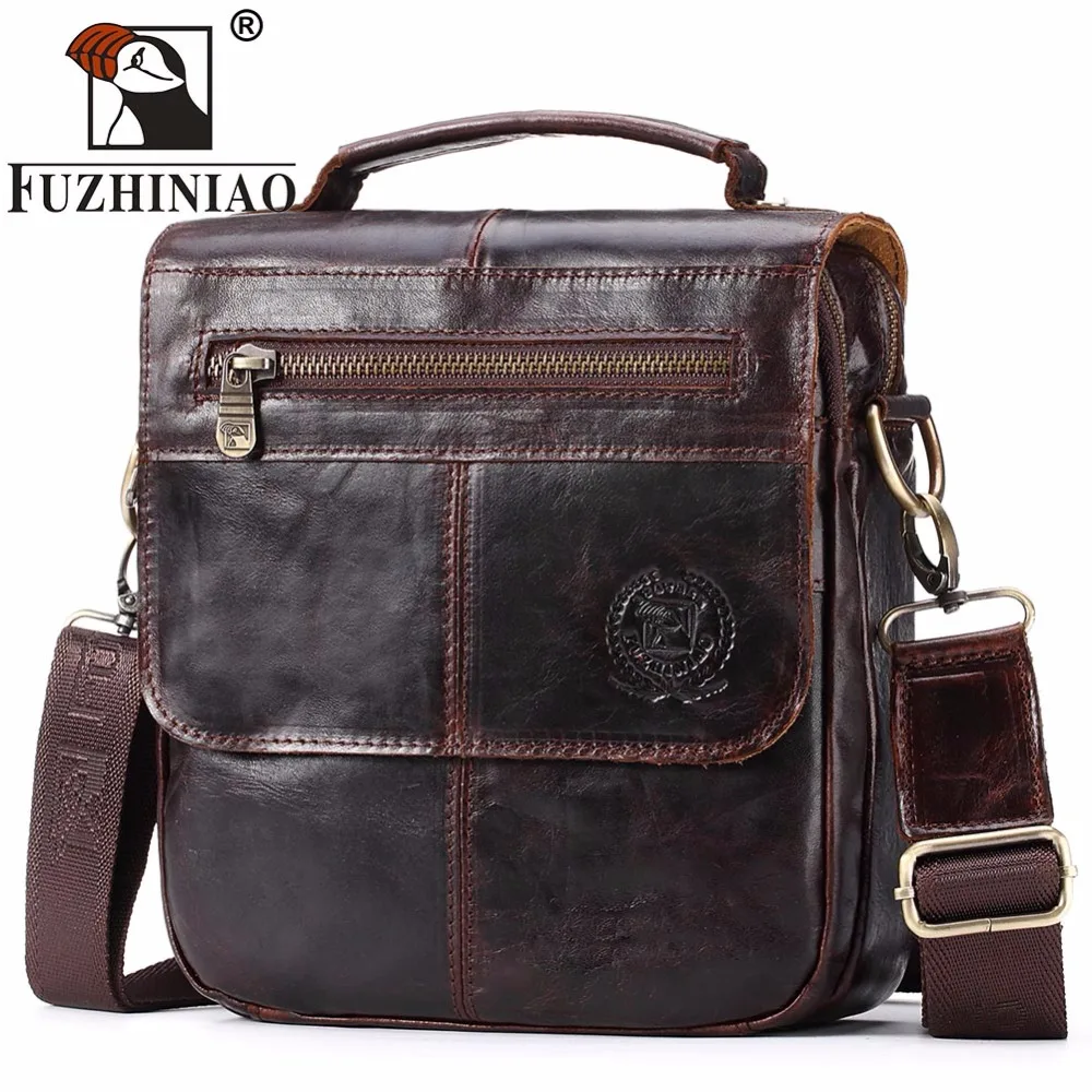 FUZHINIAO хит продаж Модный классический однотонный деловой мужской портфель от