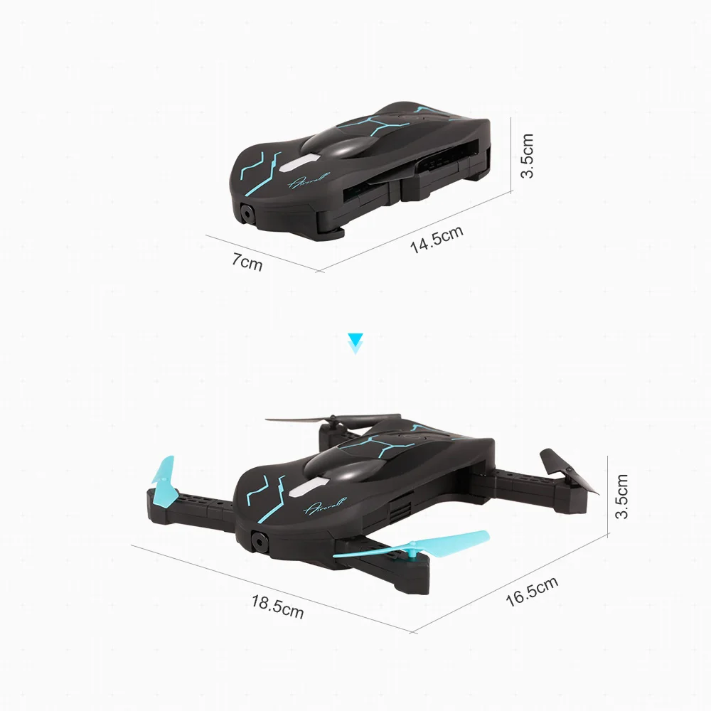 XT 3 Радиоуправляемый Дрон с камерой Wifi FPV складной Безголовый режим удержание