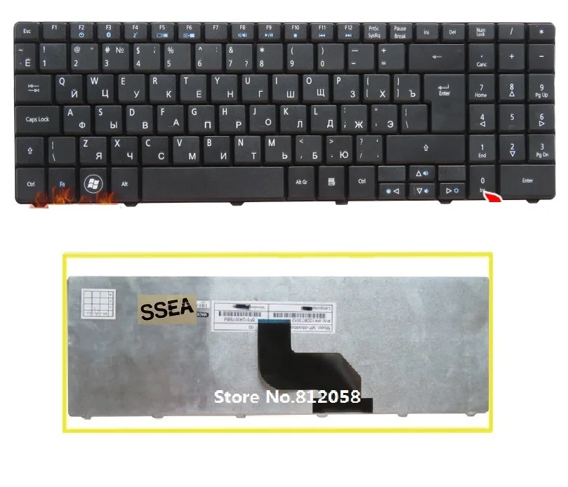 Новая русская клавиатура SSEA для ACER Aspire 5516 5517 5732 5732Z 5732ZG 5332 5532 5534 7713 7715 Русская |