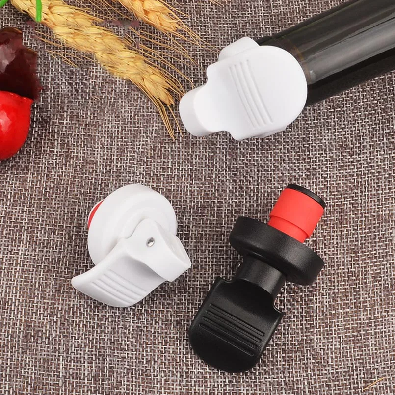 

1 PC Creative Wine Vacuum Stopper Pumping Fresh-keeping Manual Pressing Wine Bottle Stopper Wine Beer Lid Kitchen Gadget