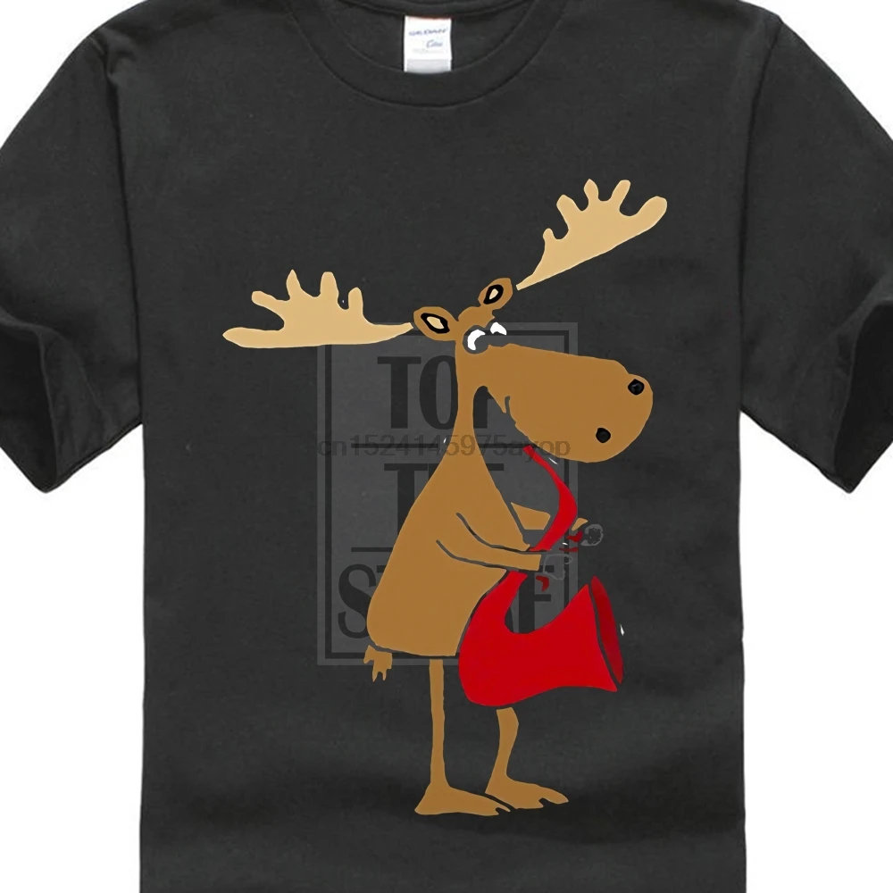 

Affordable Retro Print Shirt Tee Cool Moose Playing Saxophone Cool T-Shirts Designs Best Selling Men