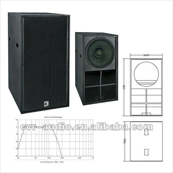 CVRnew design 21 inch subwoofer +unique 21 inch sub bass system