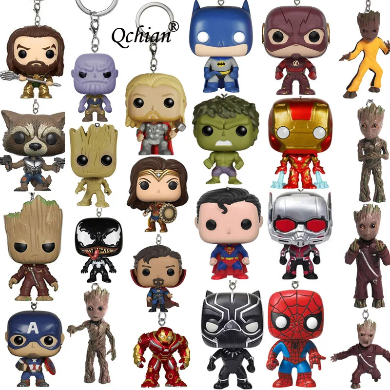 

Marvel Keychain The Avengers key Ring Captain America Iron Man Ant man Hulk Key Chain Key Boys Girls Bag Pendant Jewelry
