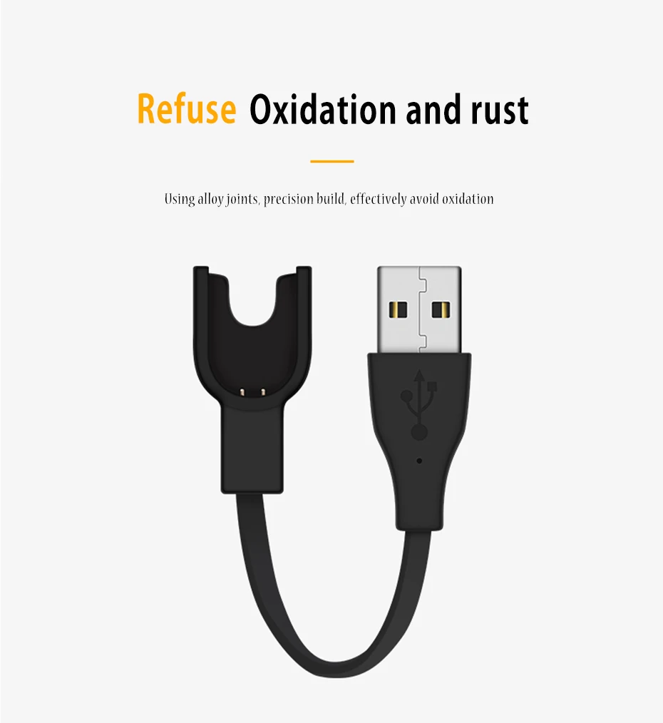 Chargers For Xiaomi Mi Band 2 3 Charger Cable Data Cradle Dock Charging Cable For Xiaomi MiBand 2 3 USB Charger Line 0025