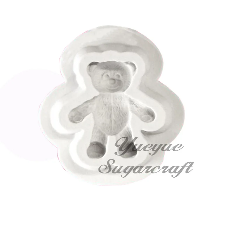 Yueyue Sugarcraft Мини силиконовая форма «Медведь» помадка форма для украшения торта инструменты форма для шоколадной мастики