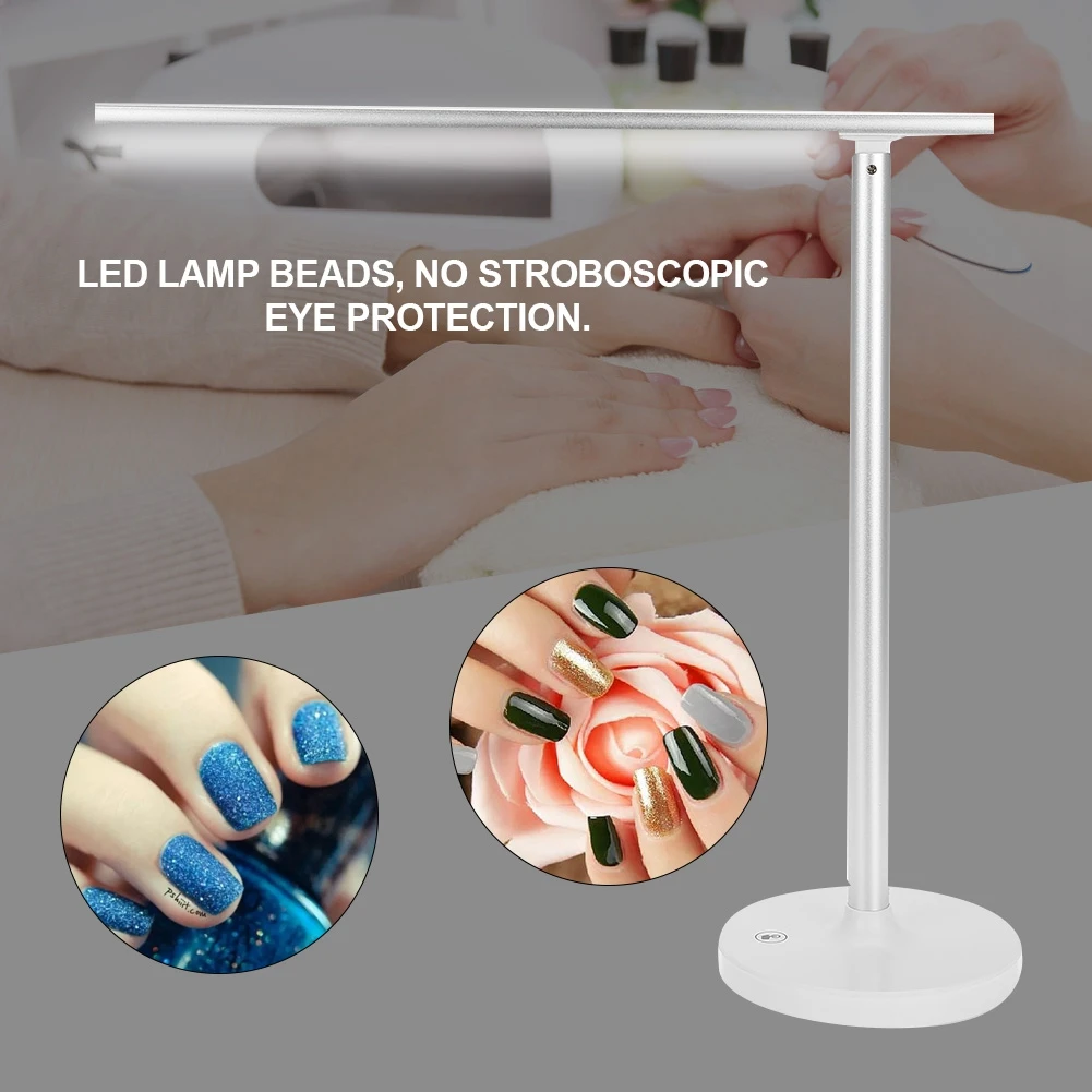 Interruptor de Toque Lâmpada de Mesa Proteção para os Olhos Tatuagem da Arte do Unha do Salão de Beleza da Arte do Unha Equipamento da Arte para Unhas Levou Dimmer Unha Prego Luz Usb do 9 High Quality Beleza e saúde