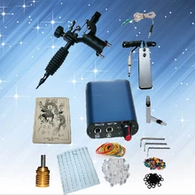 YILONG Полный комплект татуировки 1 роторная машина татуировки наборы питания одноразовые иглы