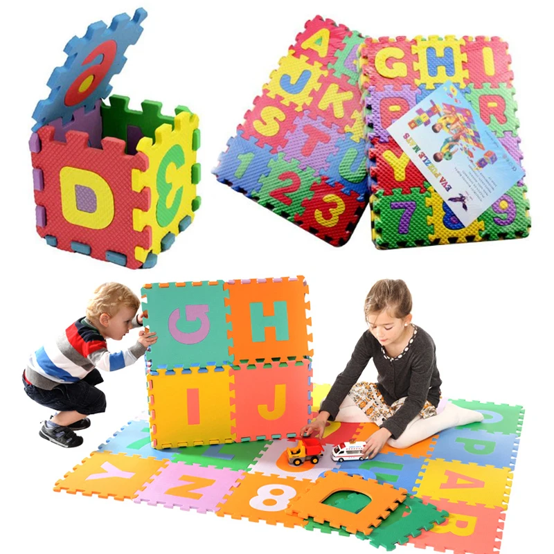 

36Pcs Foam Number Puzzle Toy Intellectual Development Interest Cultivation Puzzle Number Cognitive Education Toy Xmas Kid Gift