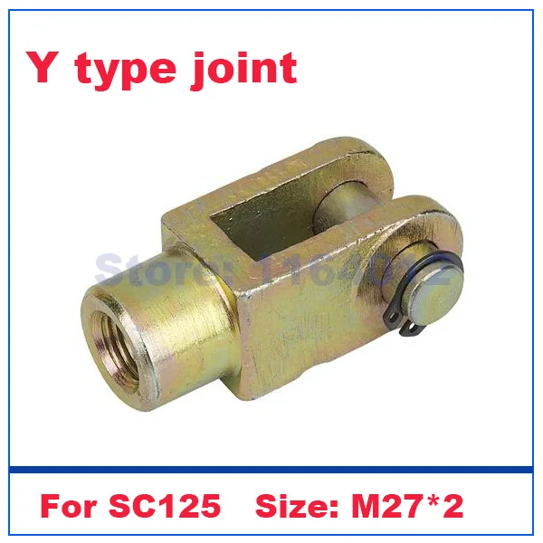 SC standard type pneumatic parts air cylinder Y joint for bore 125mm M27*2 rod | Обустройство дома
