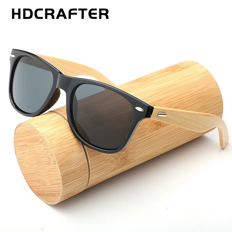 Солнцезащитные очки HDCRAFTER деревянные мужские бамбуковые дизайнерские