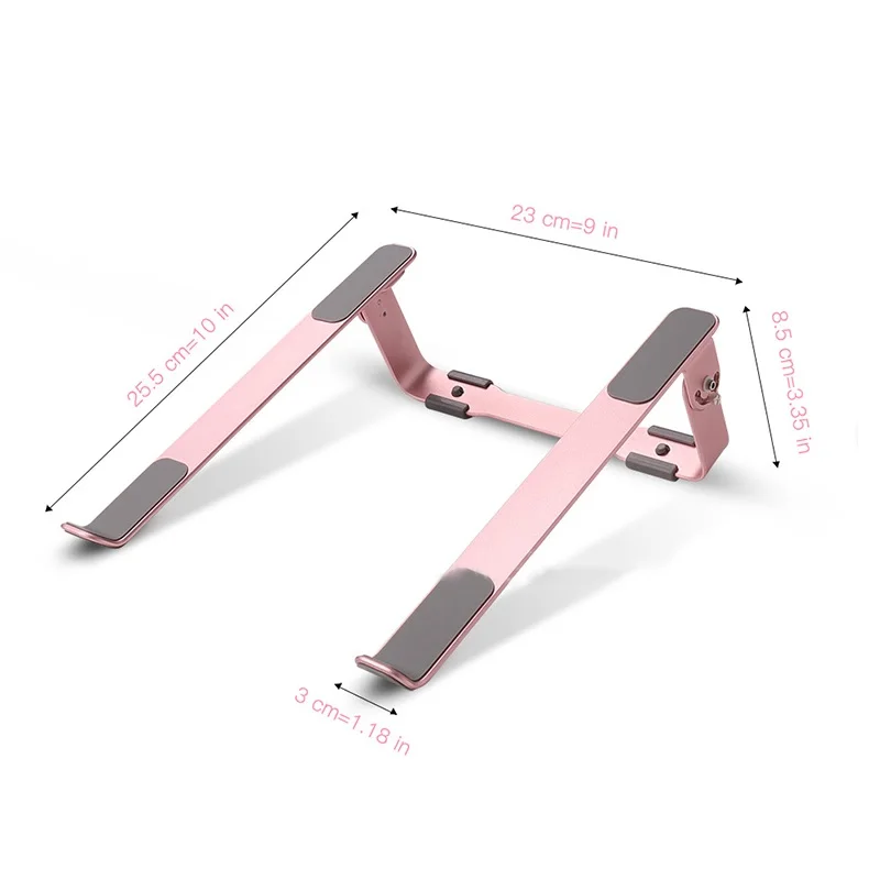 Портативный держатель для ноутбука из алюминиевого сплава с функцией уменьшения тепла держатель для ноутбука AdjustableDesktop держатель для ноутбука поддерживает Охлаждающие подставки