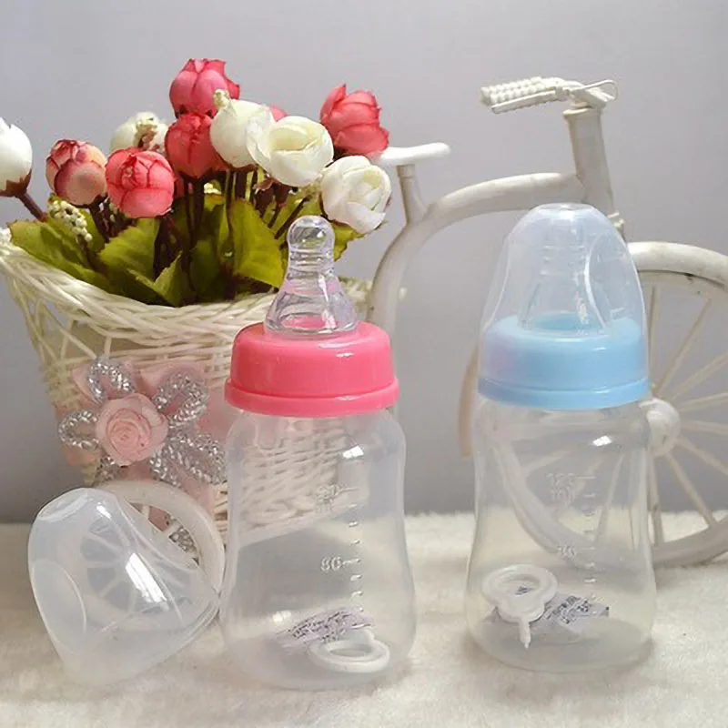 Newborn Baby Milk Bottle  Medicine  PP  120ml Automatic Anti Colic Air Vent Wide  for 0-24 months