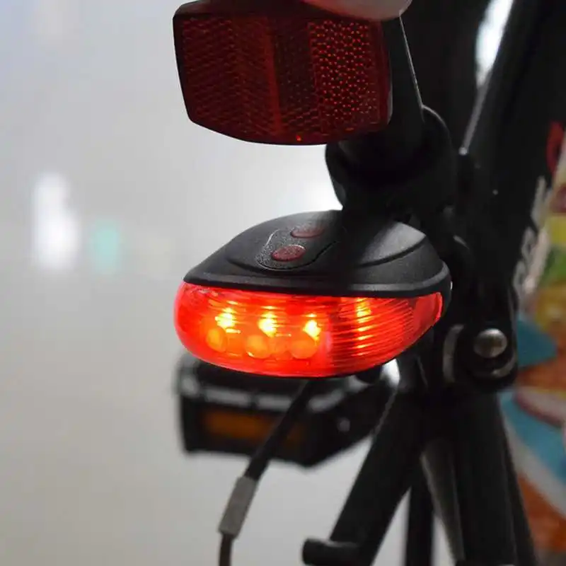 WasaFire 7 modos 5 luz LED 2 láser de luz trasera bicicleta de seguridad de ciclo de advertencia de la luz trasera de la bicicleta de luz de la lámpara de cola luces bicicleta