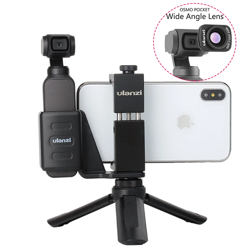 Fashion Selfie Stick Mount Phone Holder For DJI OSMO Pocket Handheld Gimbal C7 Fashion Selfie Stick Mount Phone Holder For DJI OSMO Pocket Handheld Gimbal C7