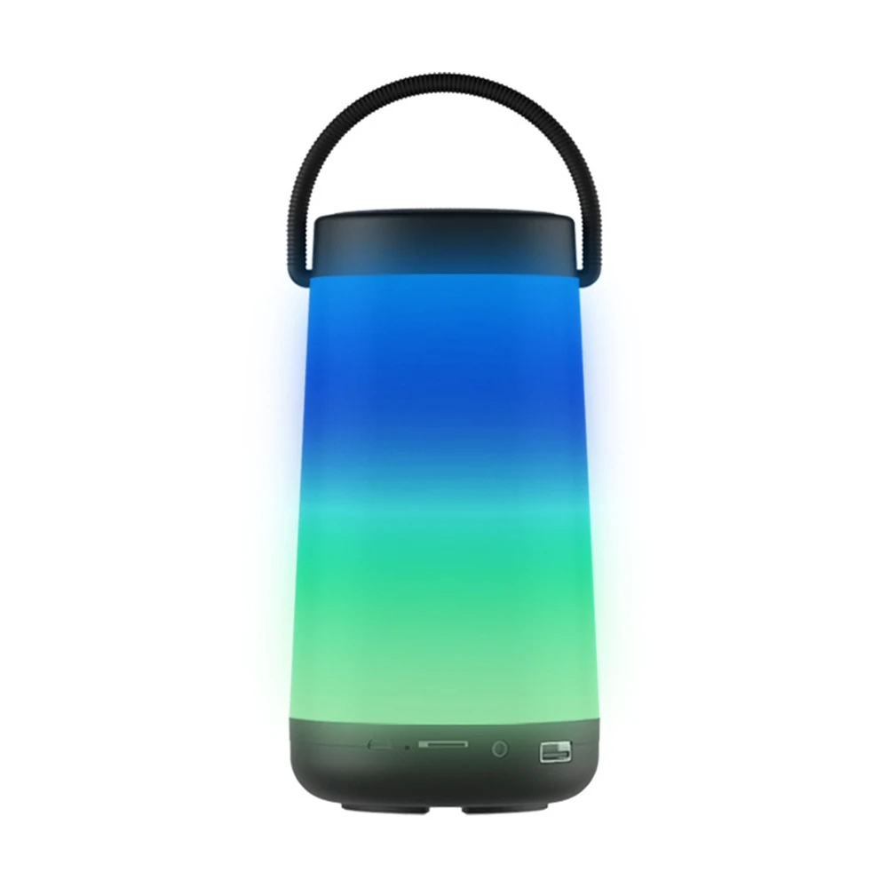 Bluetooth динамик, лампа, Ночной светильник, портативная беспроводная настольная лампа, настольная лампа с сенсорным управлением, светодиодный светильник для настроения, TF карта, звуковые колонки AUX