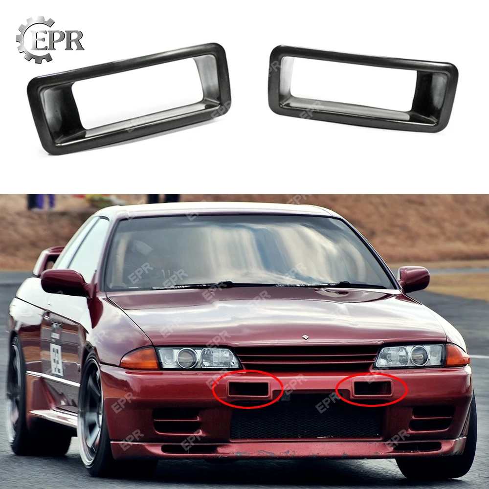 For Skyline GTR R32 N1 FRP Fiber Glass Bumper Vents For Nissan R32