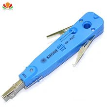 110 cortador de fio faca cabo de telecomunicações alicate krone lsa soco para baixo ferramenta para rj45 keystone jack telefone módulo painel remendo rede