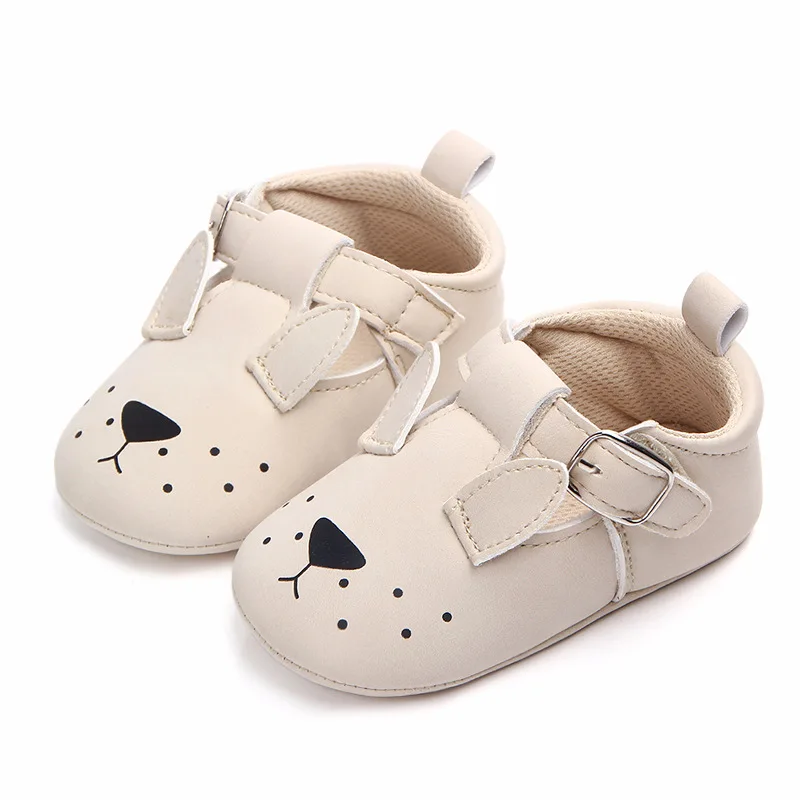 Милая Детская обувь из искусственной кожи, 1 пара, обувь для малышей, мягкая обувь для мальчиков и девочек, обувь для новорожденных