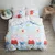 Leaves Plaid AB Side Duvet Cover Sets Quilt Comforter Pillow Case Bed Sheet Linen King Queen Twin Double Single Big Size24 - Цвет: As photo 8
