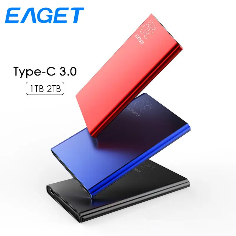 

Eaget G70 2.5" Portable External Hard Drive 1TB HDD Type C 3.0 Externo Disco Storage Ultra-thin 1TB Hard Disk for Laptop Desktop