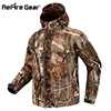 ReFire Gear Camouflage Military Jacket Men Waterproof Soft Shell Tactical Jacket US Army Clothing Winter Fleece Coat Windbreaker ► Photo 3/6