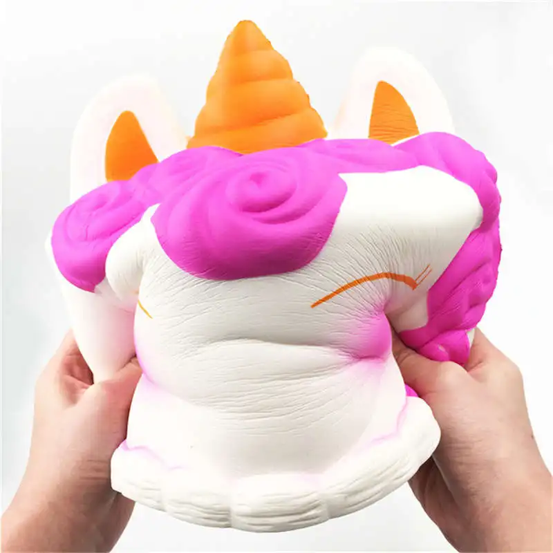 Большой Мягкий пончик jumbo Squishy медленно поднимающийся большой Squishes мягкий PU Squish Моделирование еда облегчение антистресс Squeeze детские игрушки