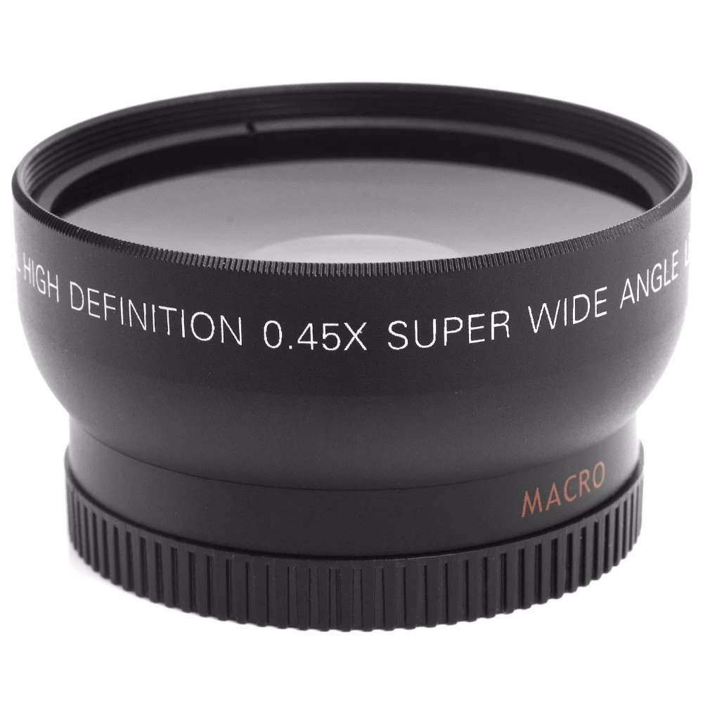 52mm 0.45x Wide Angle Lens + Macro Lens For Nikon Dslr Cameras With