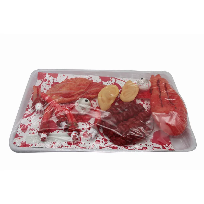 

Halloween Decoration Horror Scary Blood Fake Brain Halloween Haunted House Body Parts Horror Prop Decor Gag Toys Part Tricky