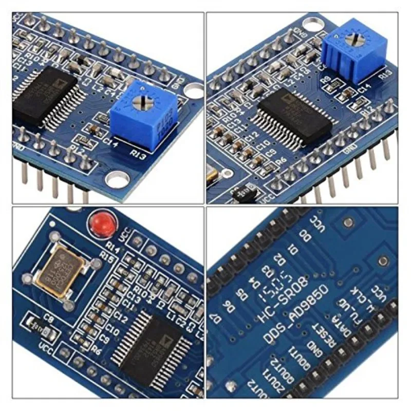 AD9850 DDS модуль генератора сигналов 0-40 МГц 2 синусоидальных волны и 2 квадратных фильтр низких частот Кристалл осциллятор испытательное оборудование доска