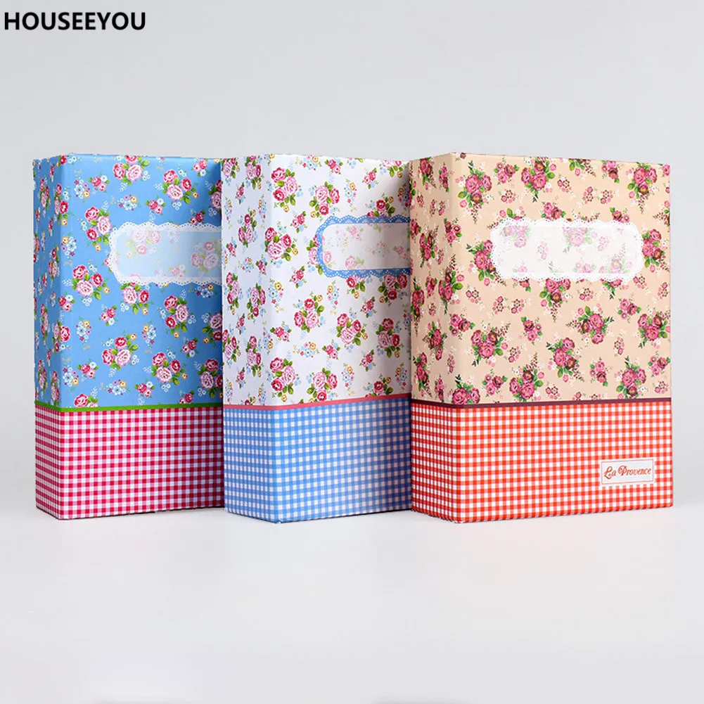 Modern Floral Photo Album Memory Pictures Storage Hold Case Wedding