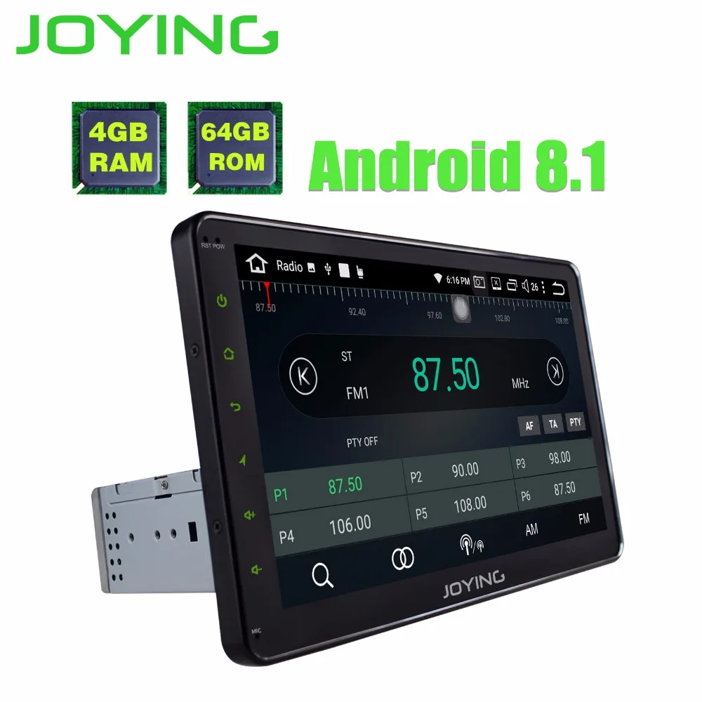 Disfrutando 1DIN Android 8,1 Autoradio 10,1 \