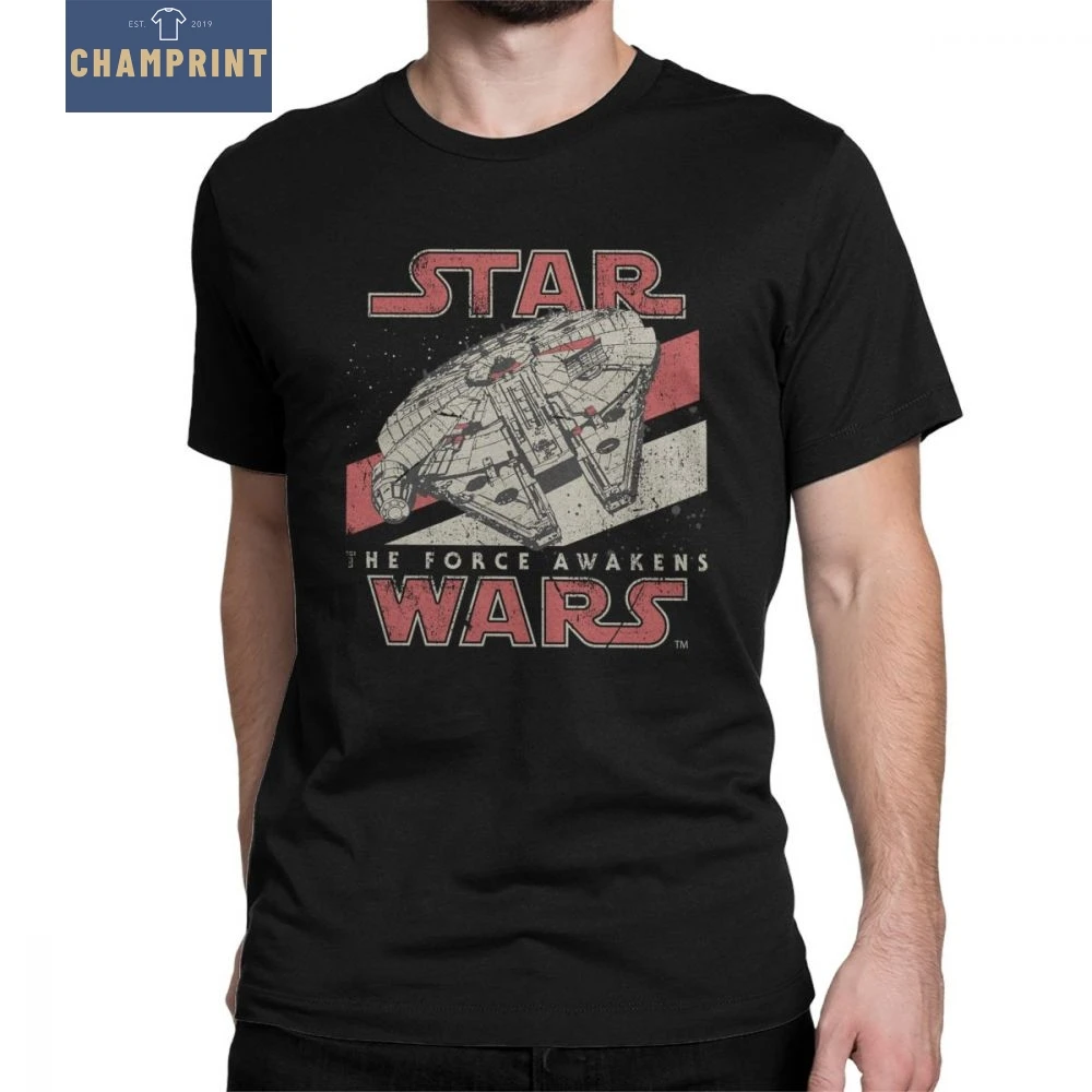 

New Arrival Darth Vader Men's T Shirt Star Wars T Shirts The Force Awakens VII Starwars Tees Fashion Design Male Top Tee Men Boy