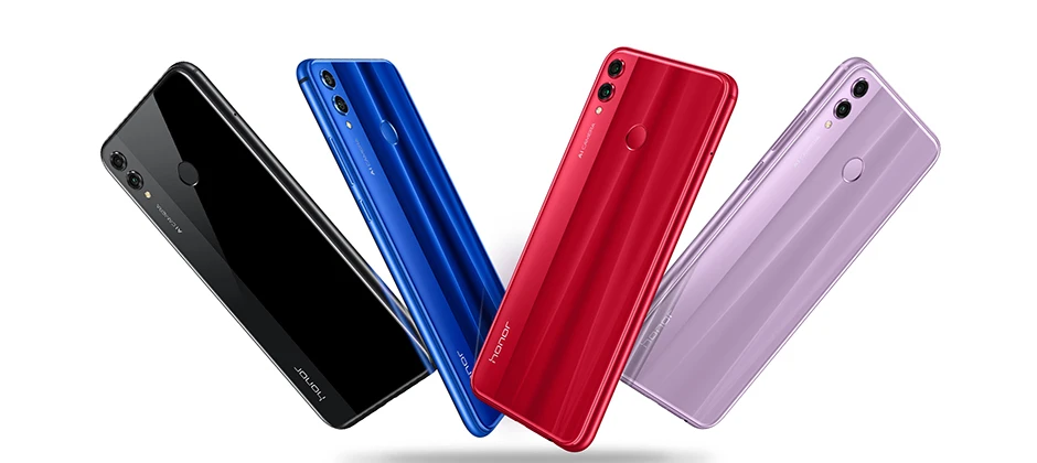 Полноэкранный Смартфон Honor 8X6,5 дюйма с глобальной прошивкой OTA, не 8x max, мобильный телефон Android 8,1, Восьмиядерный сканер отпечатков пальцев