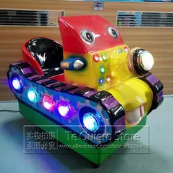 Детский подарок на день рождения электрические устройства развлечений монета игровой автомат дети езды на танке игрушечные машинки