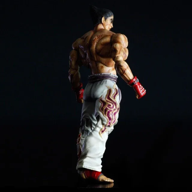 Tekken Play Arts Kai Kazuya Mishima игрушка 26 см ПВХ фигурка игра Аниме Tekken Playarts Kai для подарка