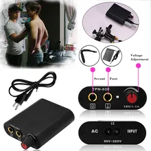 Тип указателя двойная миниатюрная тату-машинка блок питания для татуировки машина педаль