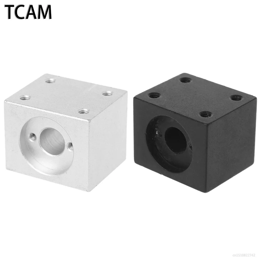 

TCAM Aluminum Alloy T8 Trapezoidal Screw Nut Housing Mount Bracket 3.5 x 2.8 x 3cm For 3D Printer CNC Engraving Machine