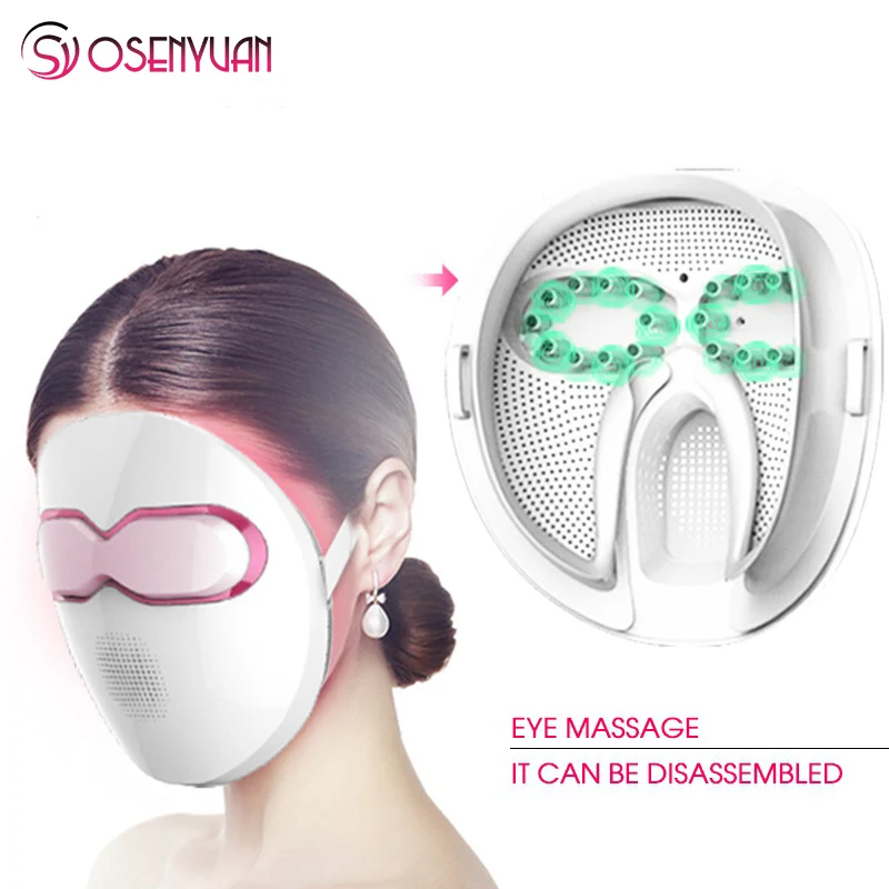 

LCD Far infrared microwave hyperthermia Facial Mask PDT Therapy For Skin Rejuvenation Acne Remover Anti-wrinkle BEAUTY MACHINE