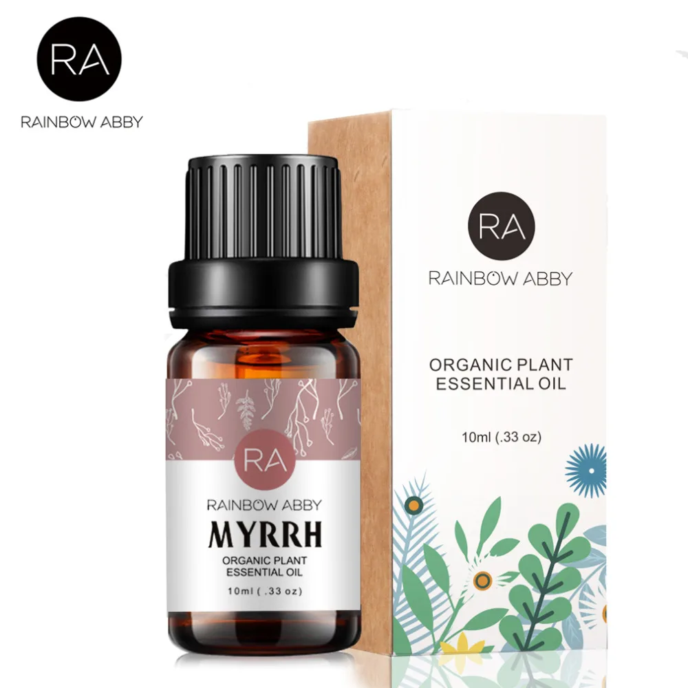 10 мл ароматерапевтическое массажное масло естественная жирность уход за кожей эфирное масло Myrrh бактерицидное подавление раздражения кожи