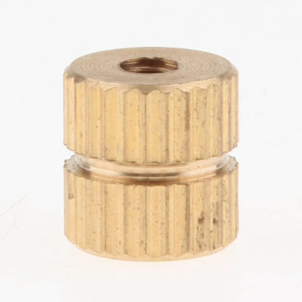 10 Pieces Baritone Knurled Replacemetn Screw Nut for Tuba Brass Instrument