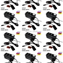 12 шт./лот мини 400 Вт туман машина дыма диско дома сторон dj-эффекты, для различных световых эффектов с кабельным управлением, противотуманная фара для ди-Джея свет для сцены парти свет, 90 V-240 V