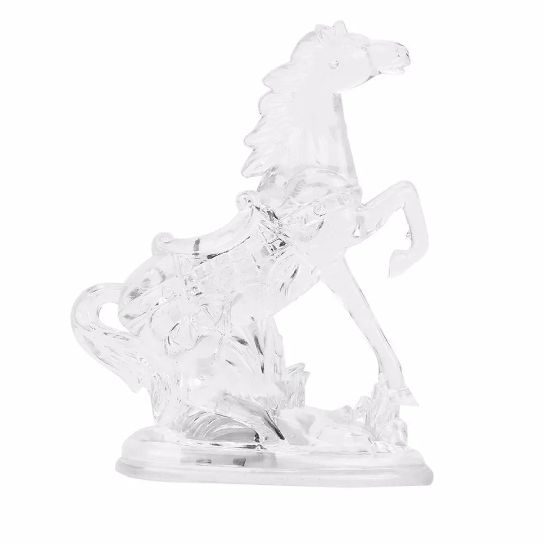 IKVVT 7 Color Changing Animal Acrylic Horse LED Night Light Lamp Xmas Bedroom Decor